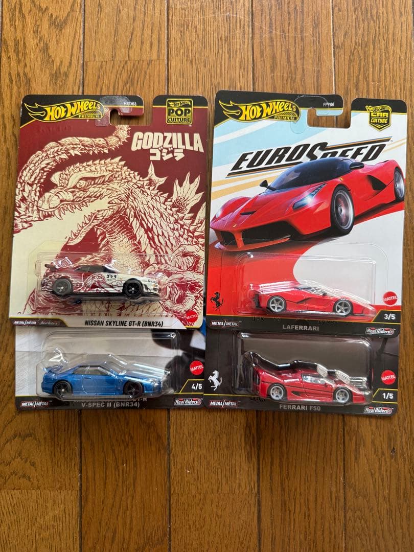 外*人様 ホットウィール ポップカルチャー SKYLINE GT-R F50 他