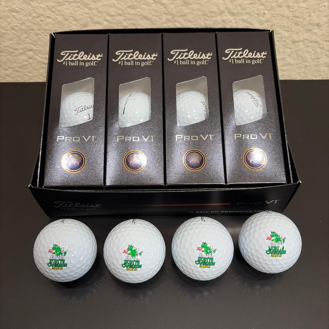 スコッティキャメロン 限定 タイトリスト PRO V1 ゴジラ 1ダース