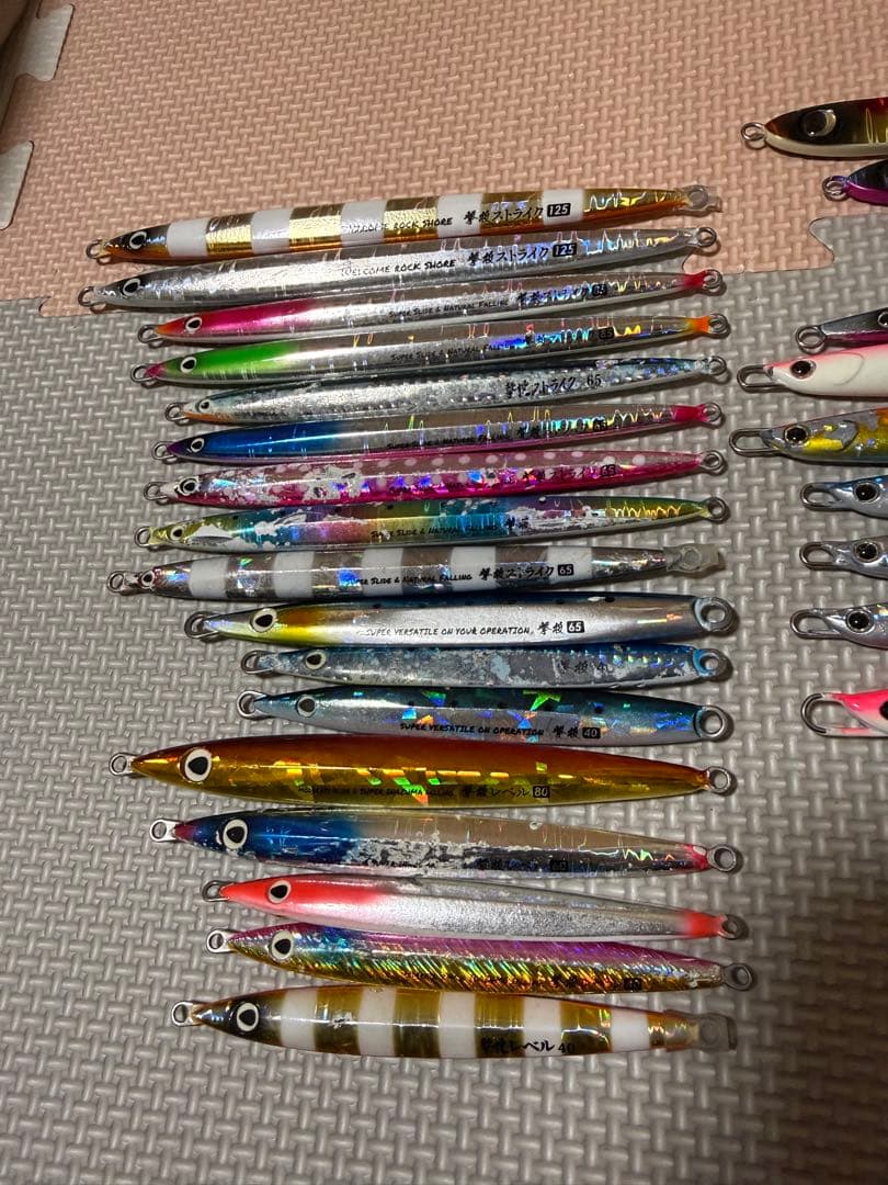 撃投ジグ レベル ストライク パームス ジグ バラ売り要相談 ショアジギング