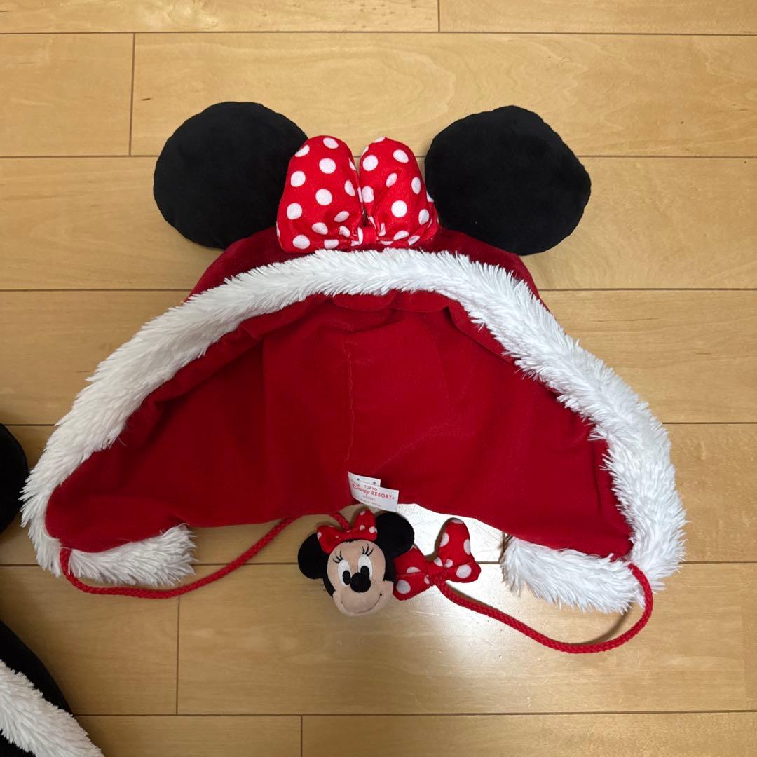 ミッキー　ミニー　クリスマス　ファンキャップ　セット　ペア　ディズニー