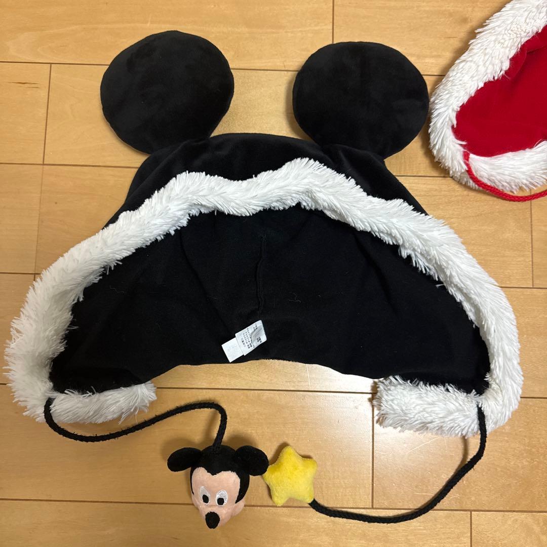 ミッキー　ミニー　クリスマス　ファンキャップ　セット　ペア　ディズニー