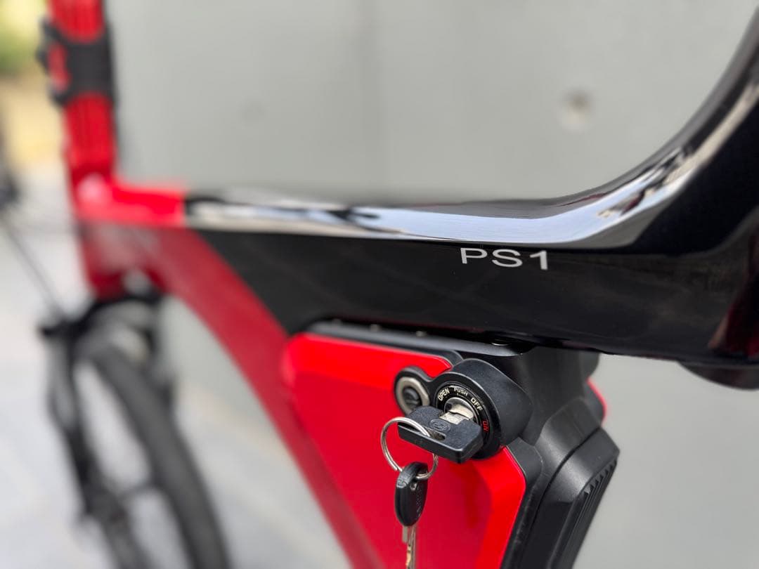 BESV PS-1 レッド カーボン e-Bike 点検済 バッテリー良好