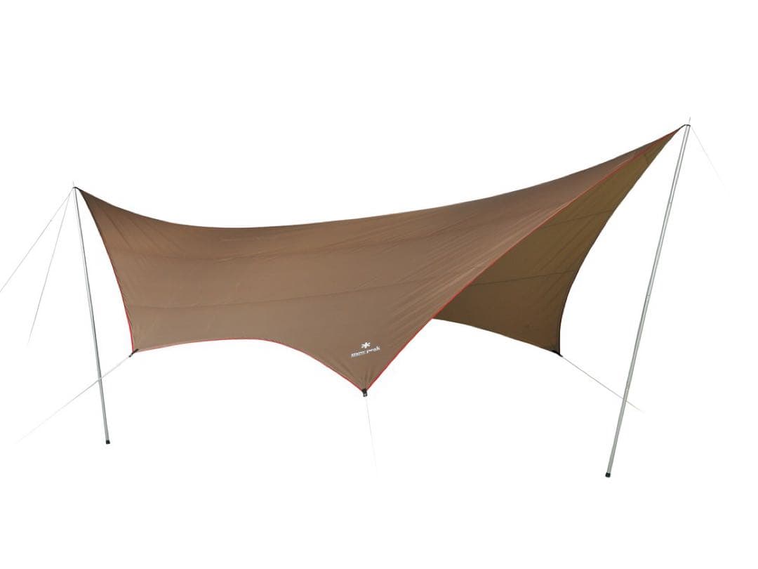  peak タープ・シェード 490cm 280,240cmポール付き