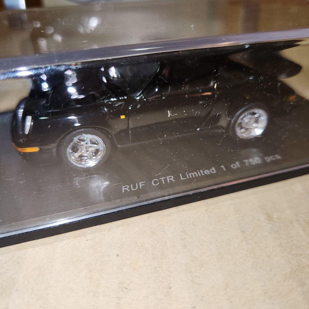 RUF CTR 限定ミニカー ブラック 750個限定スパーク1/43