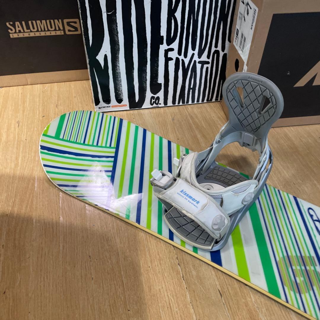 BURTON　バートン　バインディング付　スノーボードセット　FETHER