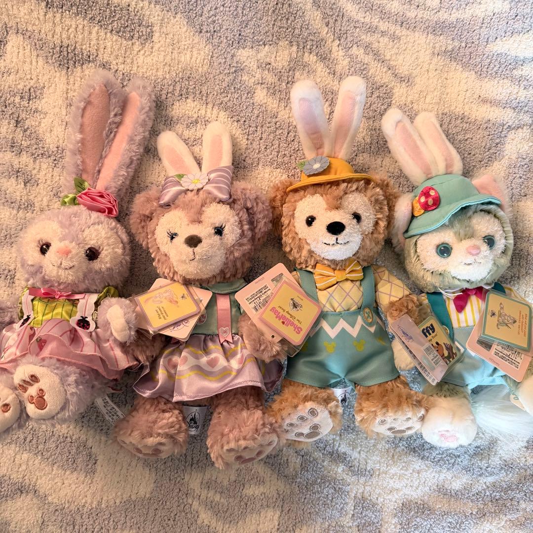 上海ディズニー　ぬいぐるみSSセット