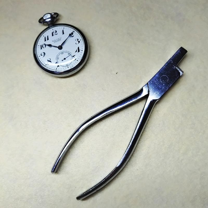 国鉄 懐中時計(SEIKO PRECISON/15石/昭和36年)＋改札ハサミ