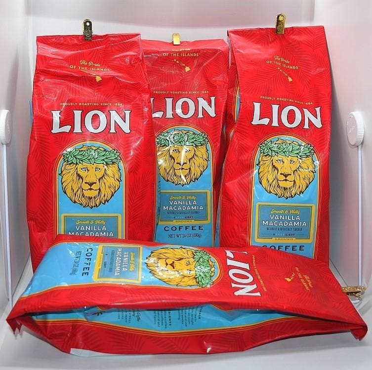 残りわずか!超ビッグライオンコーヒー・バニマカ24oz(680g)×4袋 中抽き