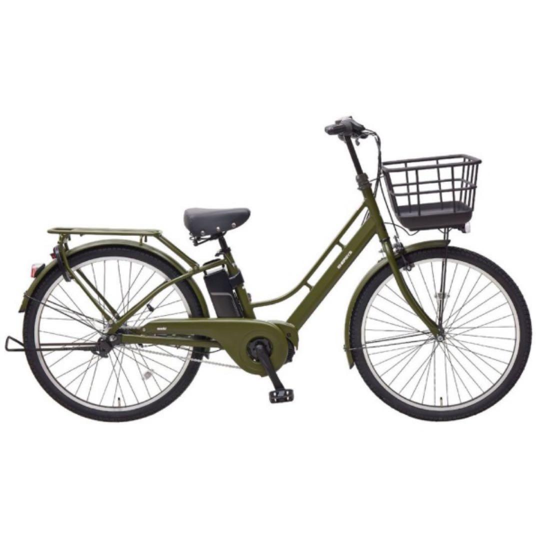 電動アシスト自転車 エナシスミー ENERSYS Me マットオリーブ