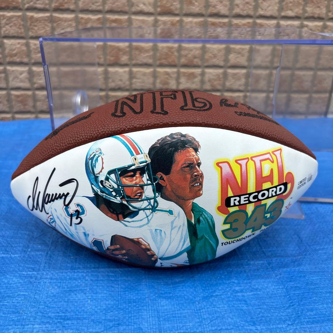 NFLクォーターバック　ダン・マリーノ　サイン入りフットボール　ウィルソン