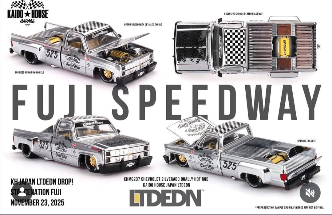 ミニカー KAIDO HOUSE Chevrolet Silverado Dually