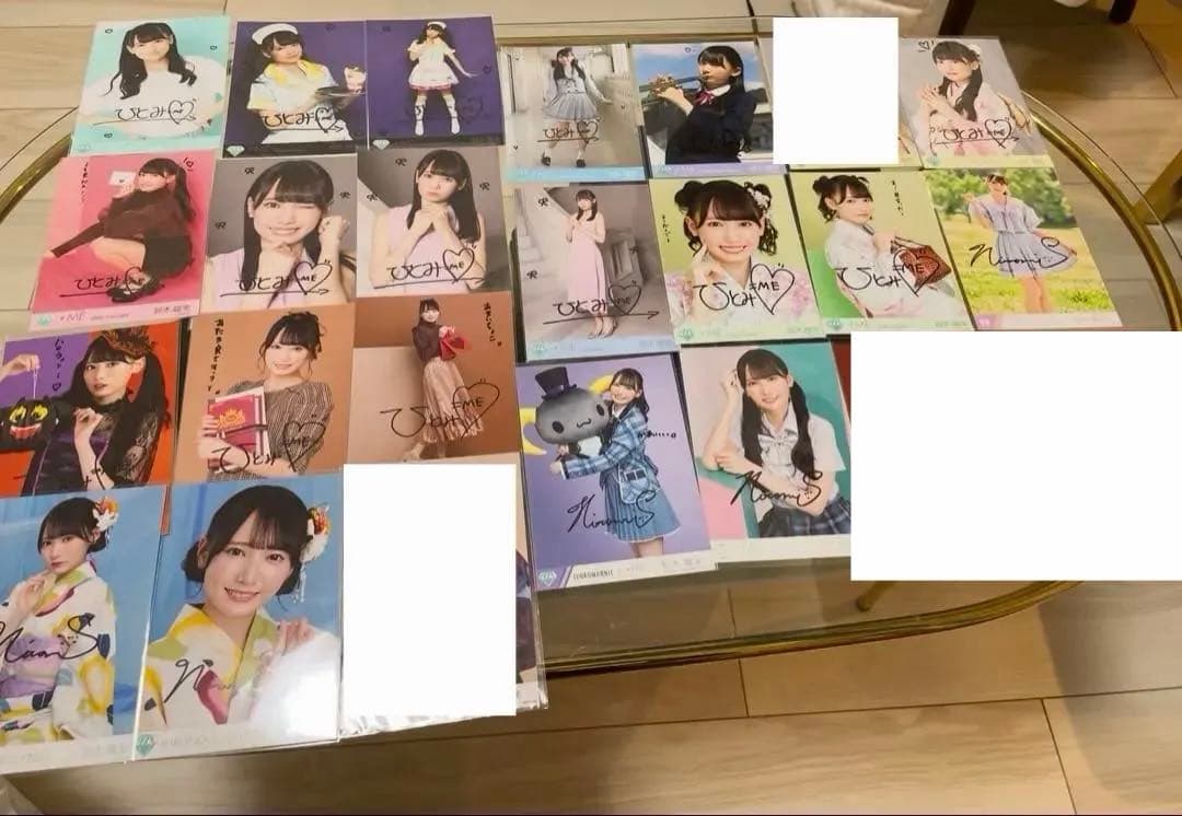 ≠ME 鈴木瞳美　直筆 生写真 まとめ売り　※バラ売り可