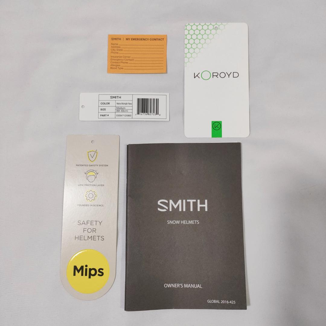SMITH METHOD MIPS KOROYD　スノーヘルメット　Mサイズ