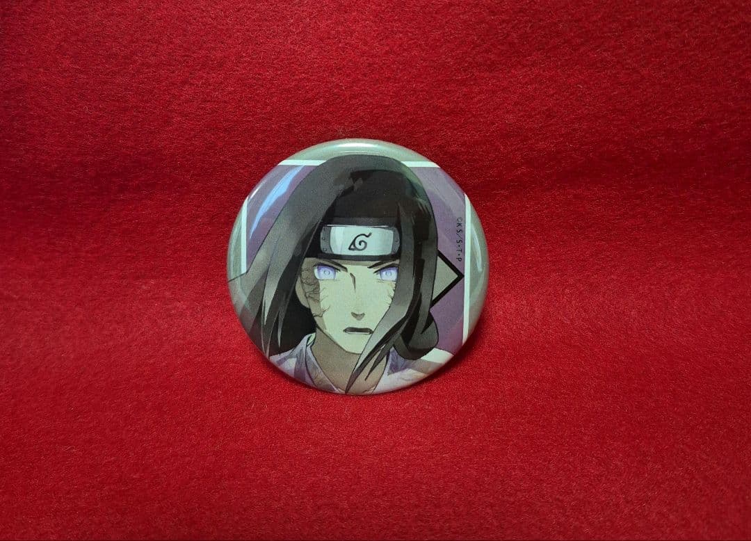 NARUTO 日向ネジ ナルト 缶バッジ ブラインド