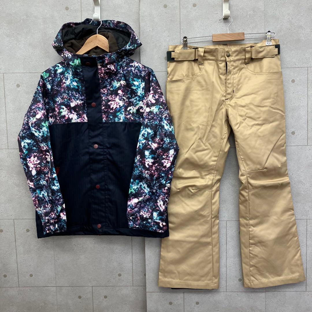SARRA サラ スノボウェア 上下セットアップ レディース M マルチカラー
