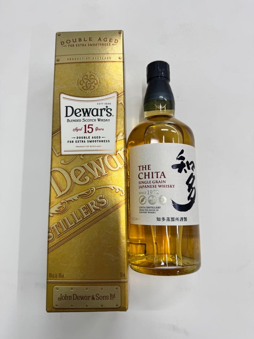知多ウイスキー＆デュワーズ15年