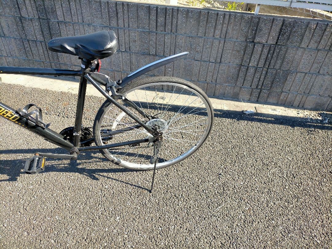 クロスバイク 黒色 21スピード 千葉JR内房線浜野駅引取限定 21speed
