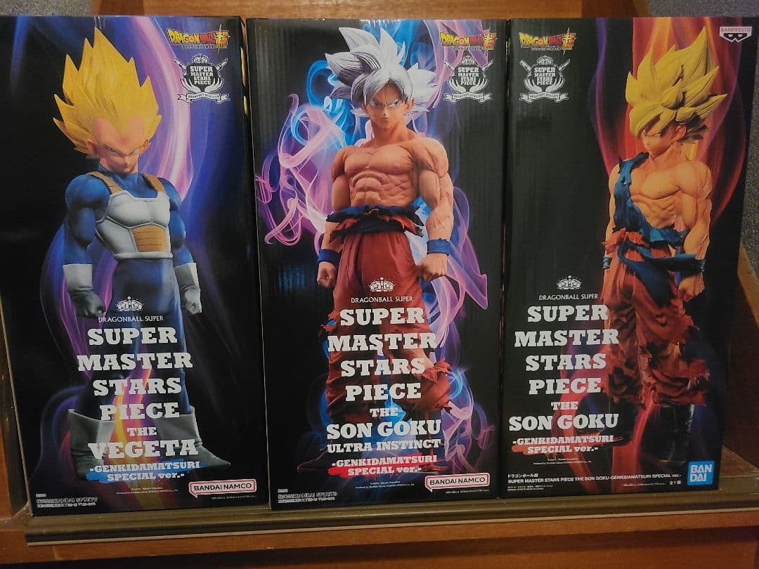 ダイマツリ　SMSPドラゴンボール　フィギュア 3種