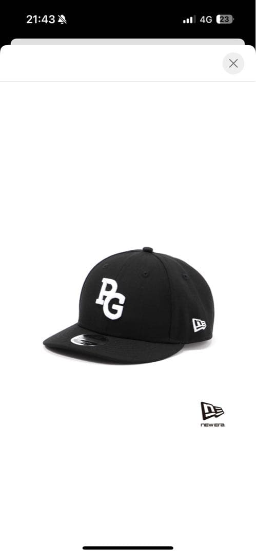 PG ブラックキャップ PEARLY GATES