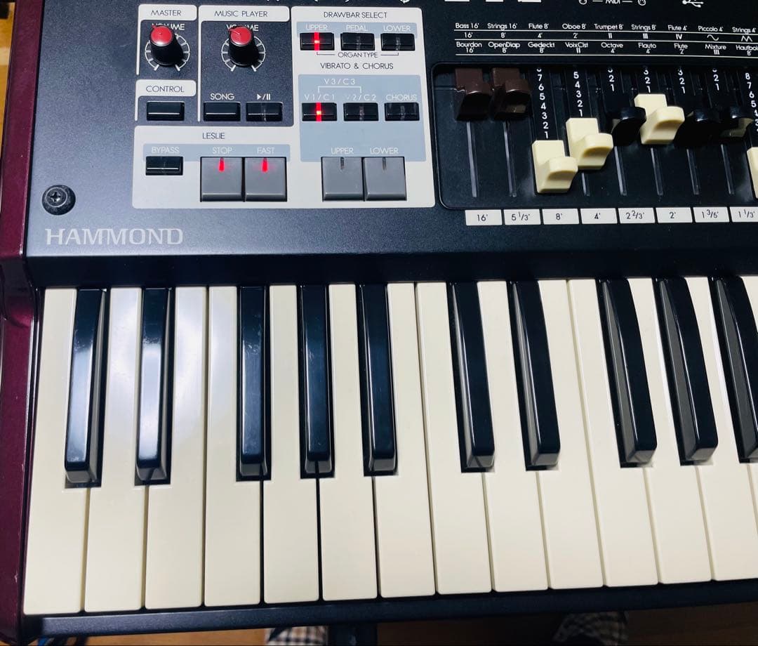 Hammond SK-1 オルガン　ペダル付き