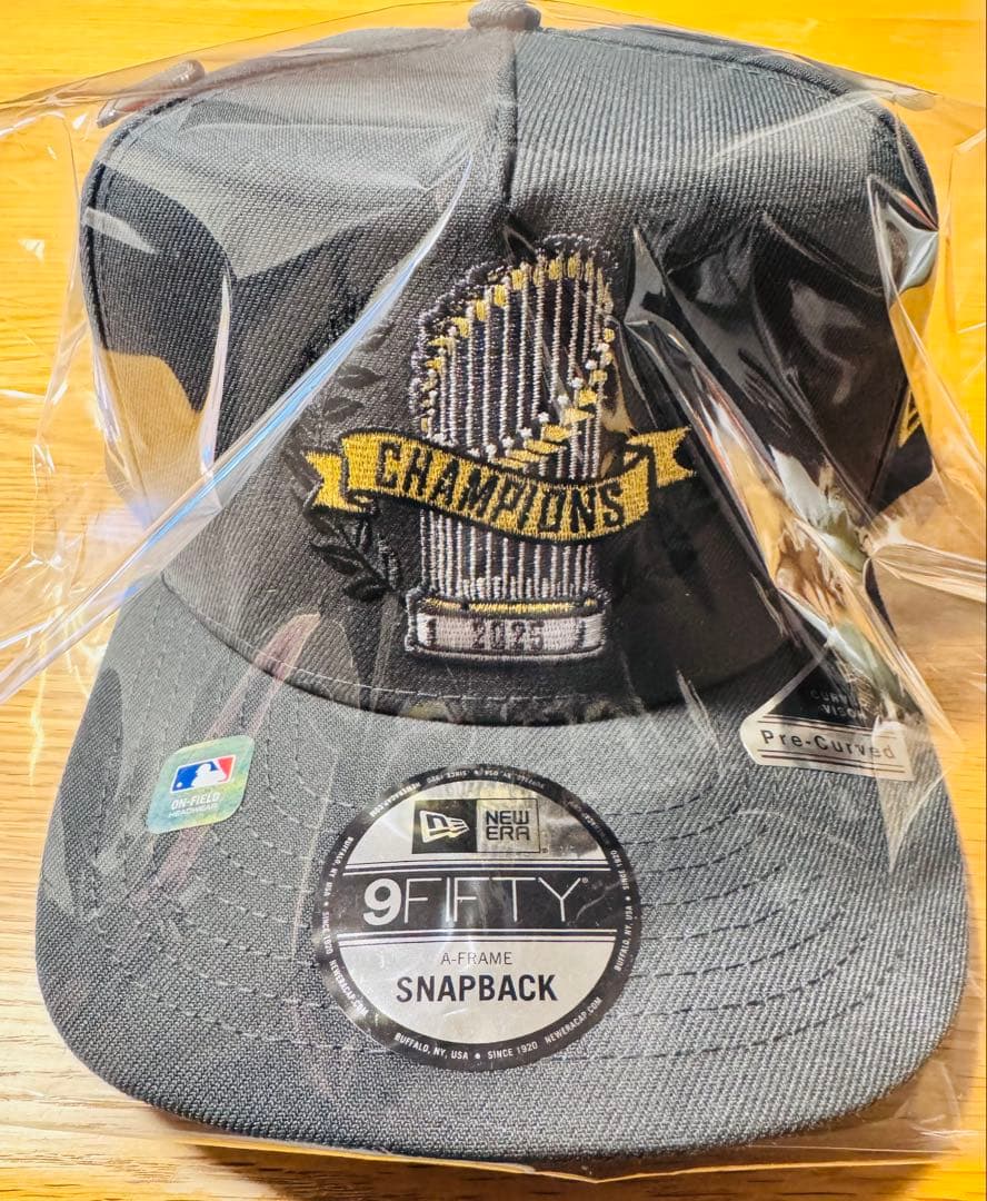 ドジャース WS優勝記念 キャップ New Era 新品　即日発送可能