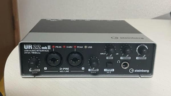 DTM・DAW STEINBERG UR22mkII 24bit/192kHz