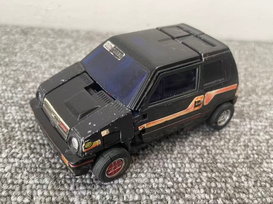 ダイアクロン カーロボット No.9 ホンダ・シティターボ ブラック 当時物