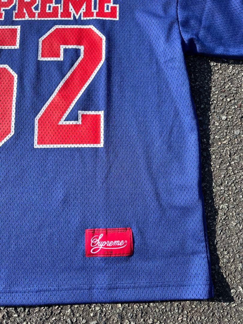 シャツ Supreme Spiderweb Football Jersey Navy