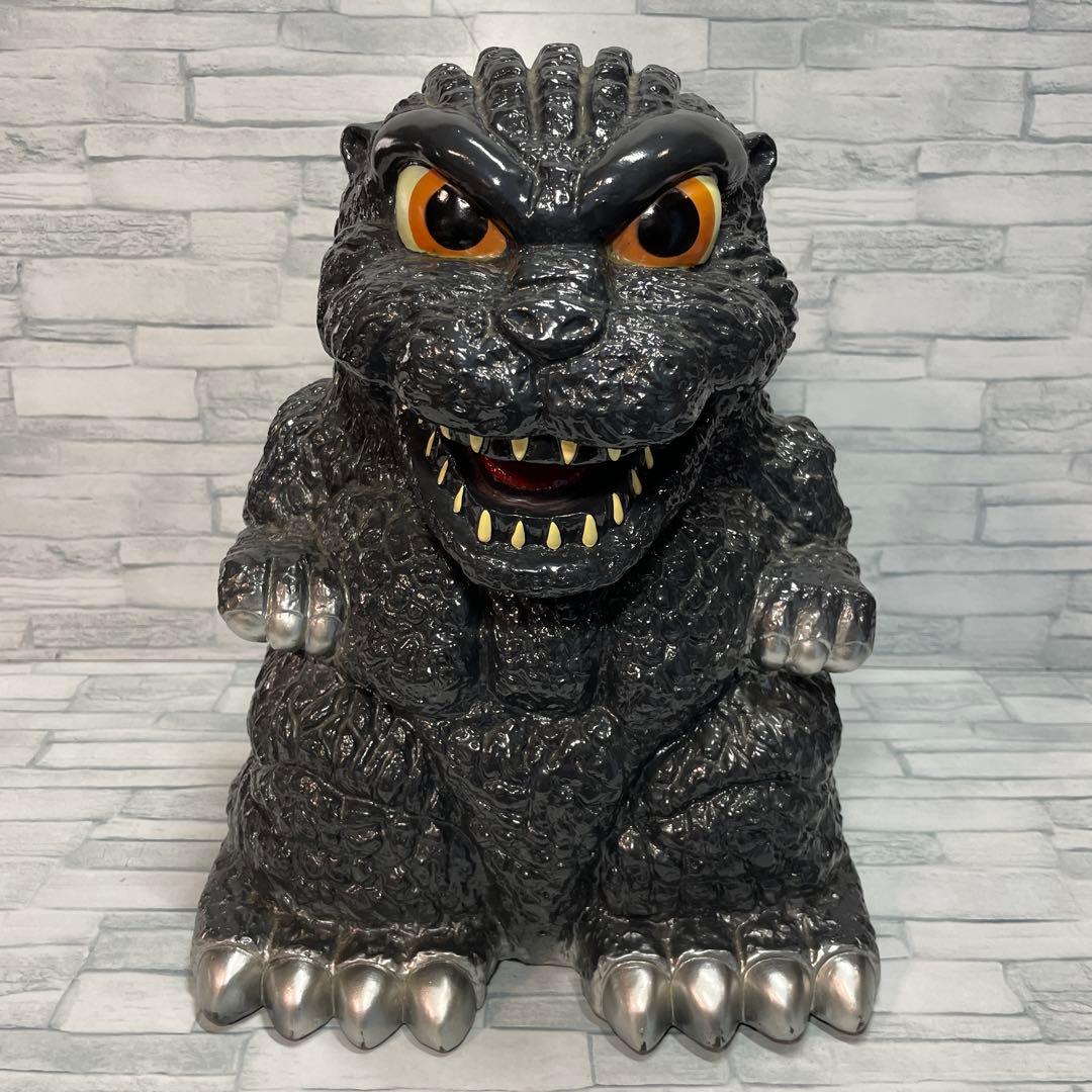ゴジラ フィギュア 34センチ 1994年製 貯金箱　ソフビ