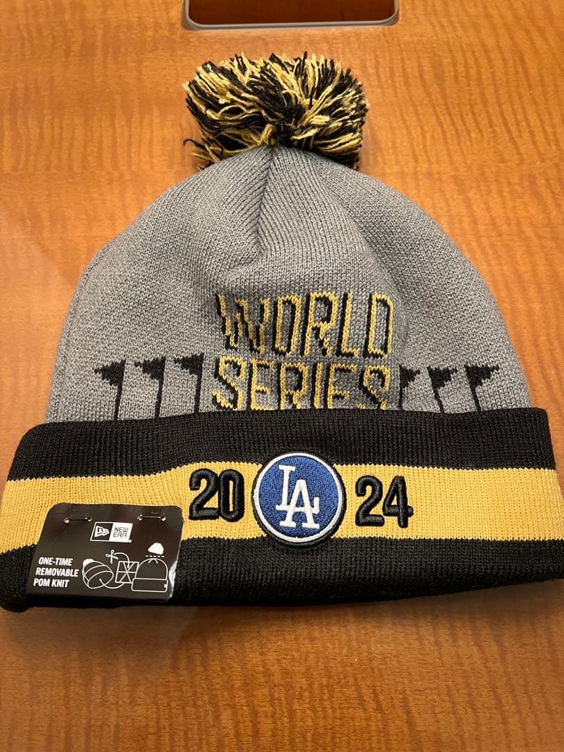 new era ワールドシリーズ 記念ニット帽