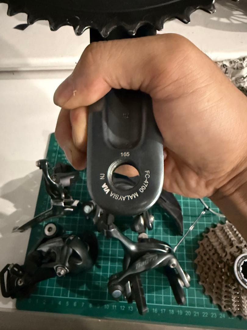 美品　SHIMANO ティアグラ R4700 リムブレーキ グループセット