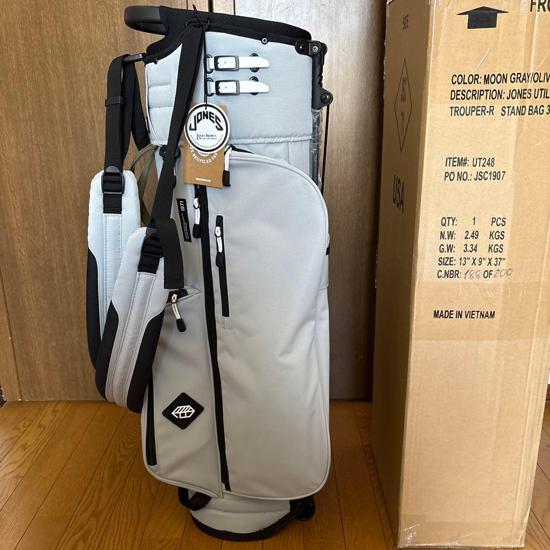 【新品】JONES キャディバッグ Trouper 3.0