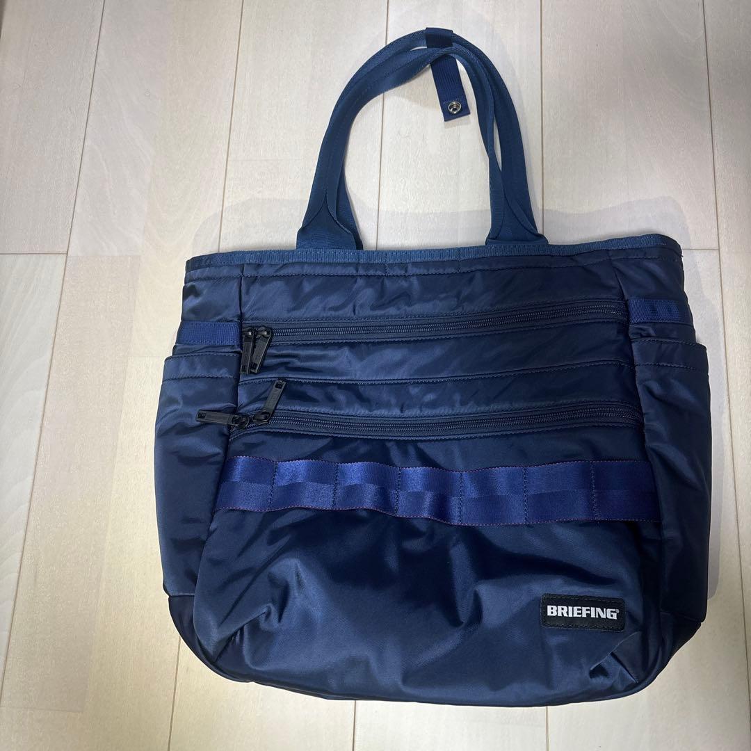BRIEFING ネイビー トートバッグ