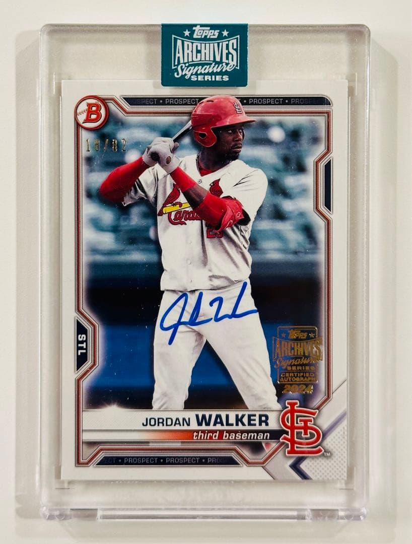 直筆サイン シリアル Topps JORDAN WALKER AUTO
