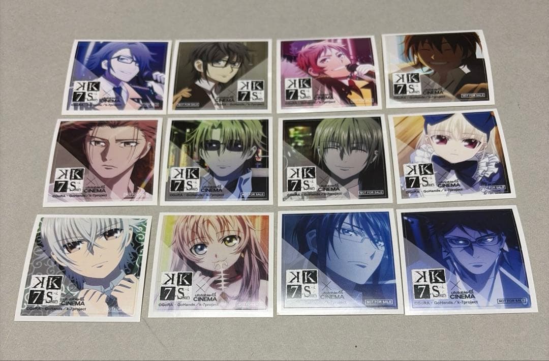 ufotable ドリンク特典　ステッカー　K SEVEN STORIES