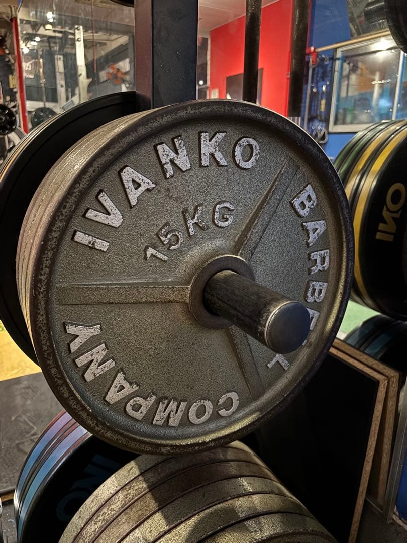 IVANKO バーベルプレート 15KG⑤