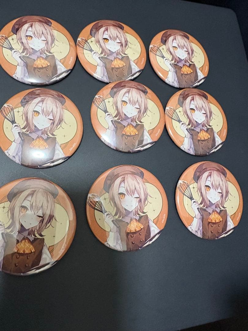 魔法少女ノ魔女裁判 蓮見レイア　コラボカフェ 缶バッジ ９個