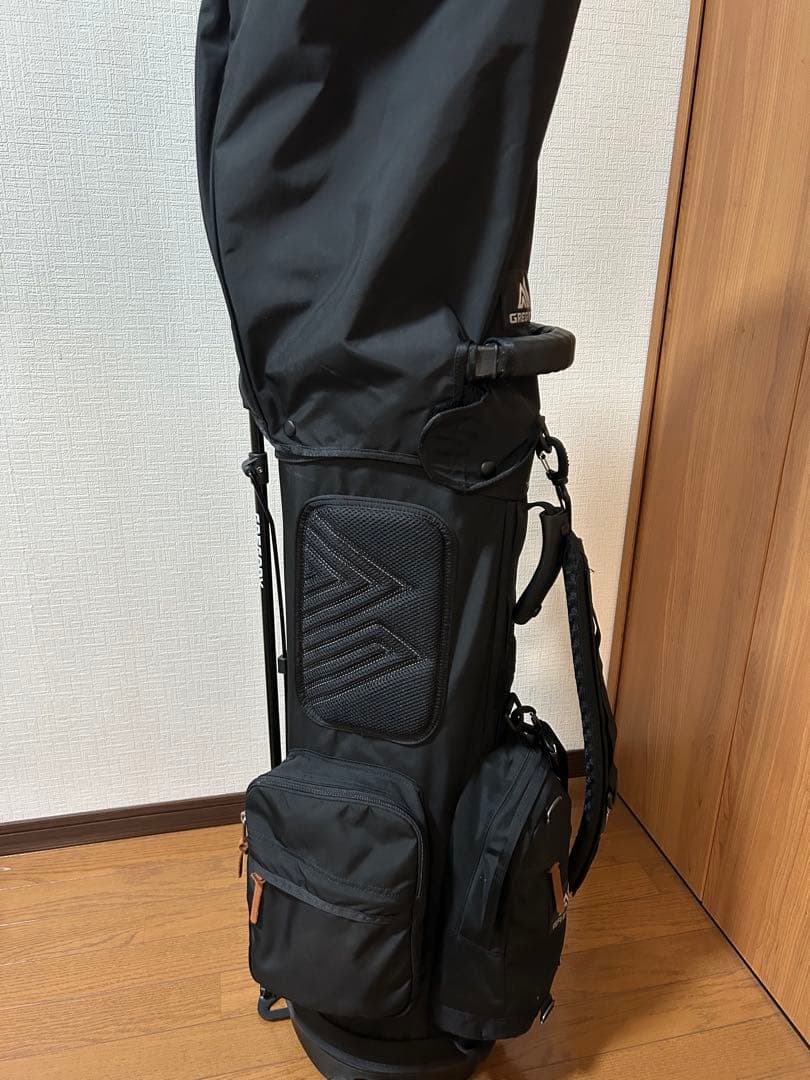 GREGORY ゴルフバッグ 黒 スタンド付き