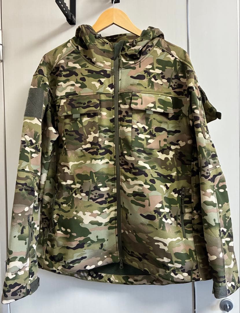 お買得未使用ロシア軍北朝鮮軍仕様マルチカム防寒外被表地防風撥水素材裏地総フリース