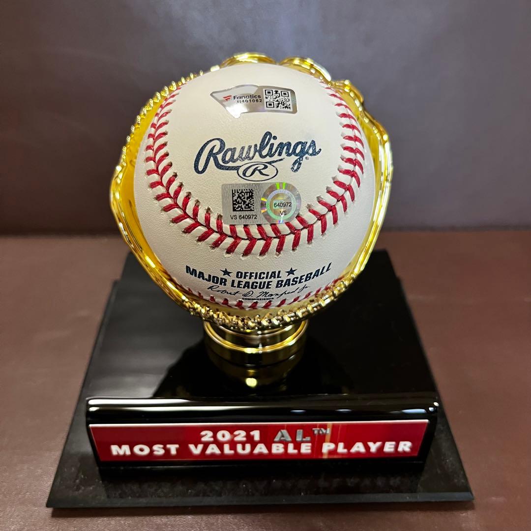 b*5様 大谷翔平 直筆サインボール MLB 2021 ア・リーグ MVP記念ボ
