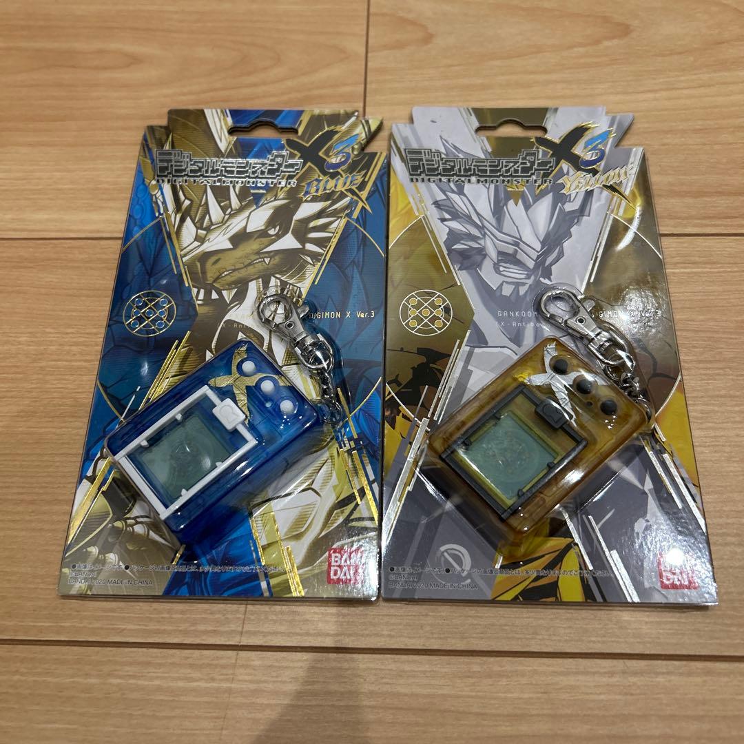 デジタルモンスター X ver.3 イエロー & ブルー 2個 セット