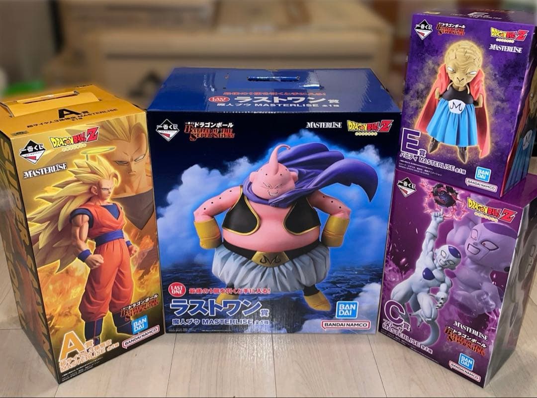 一番くじドラゴンボール　A,C,E,ラスト4体セット