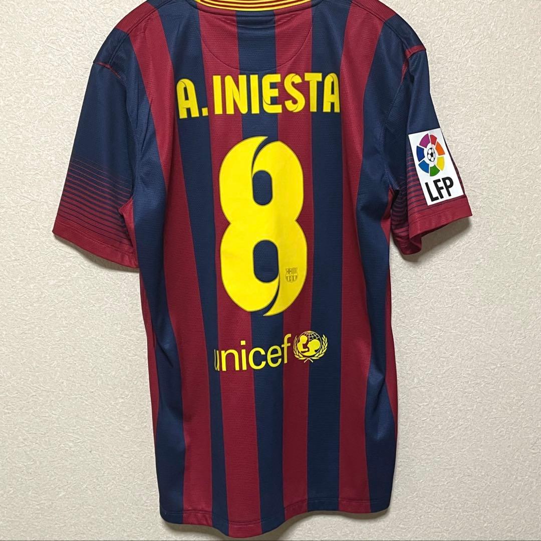 【正規品】FCバルセロナ 13-14 イニエスタ ホーム 海外M