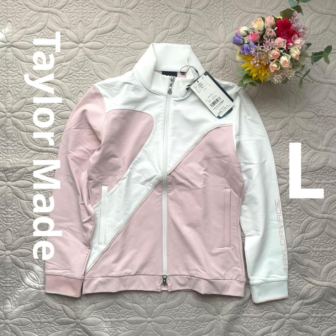 Taylor Made ツアーテーラーメイド　ジップアップジャケット　ピンク　L