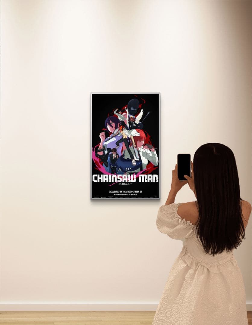 *枚数限定*映画館用片面印刷ポスターUS版:チェンソーマン レぜ篇