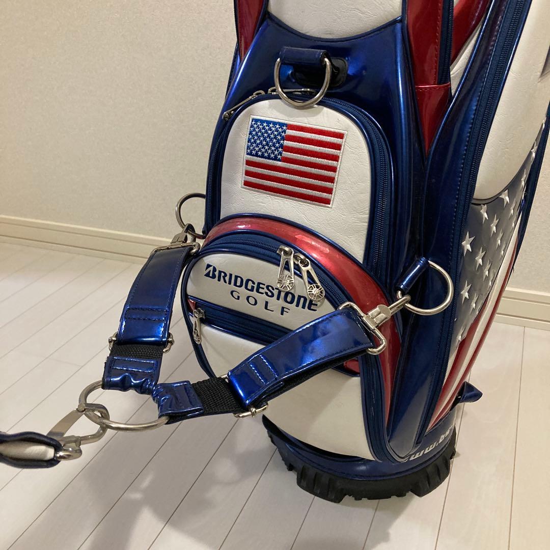 BRIDGESTONE GOLF キャディバッグ アメリカ国旗デザイン
