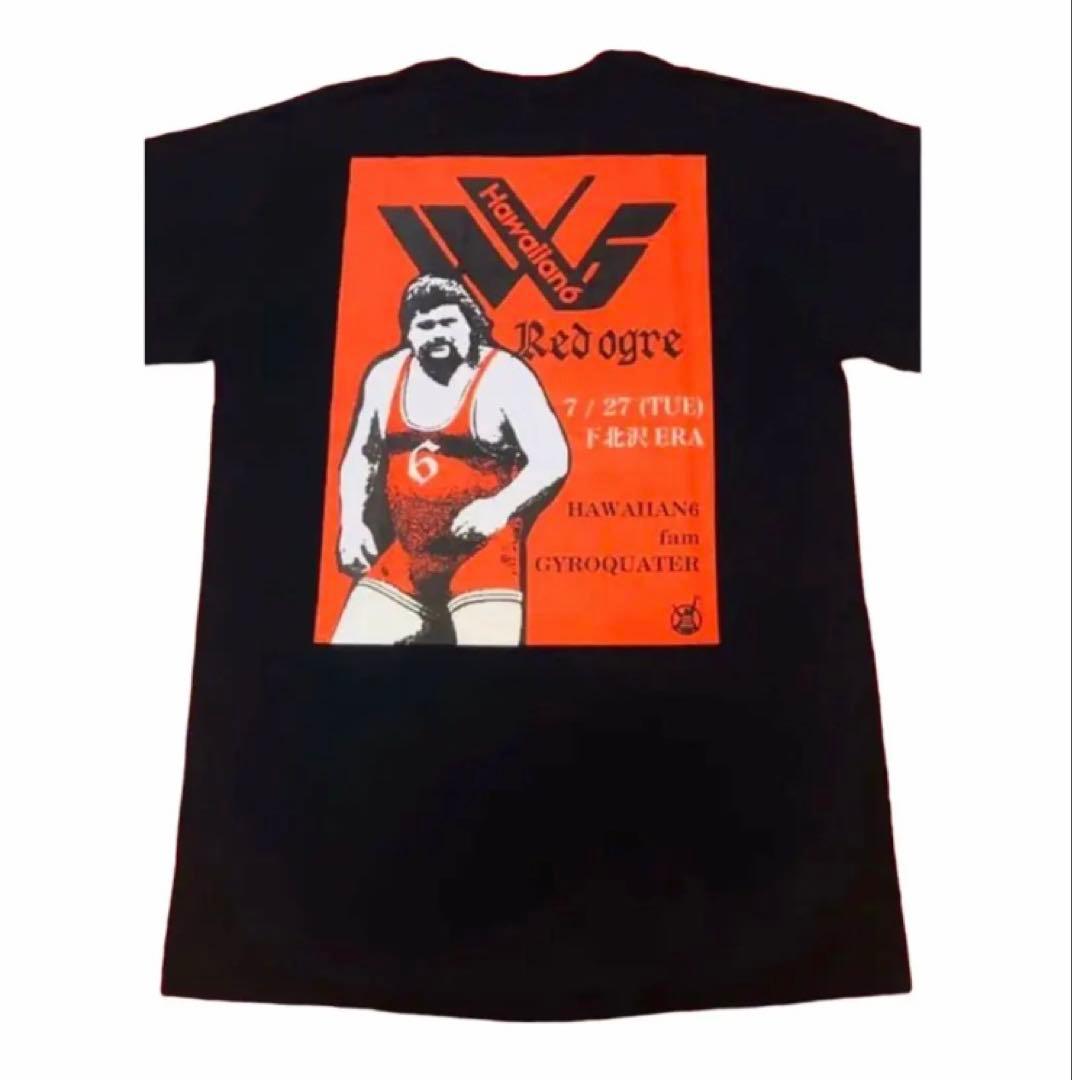 新品 HAWAIIAN6 ハワイアン６『Red ogre』限定Tシャツ 横山 健