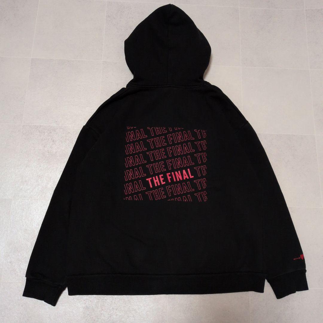 【極美品】BTS 公式 パーカー THE FINAL ジップ 黒 ツアーグッズ