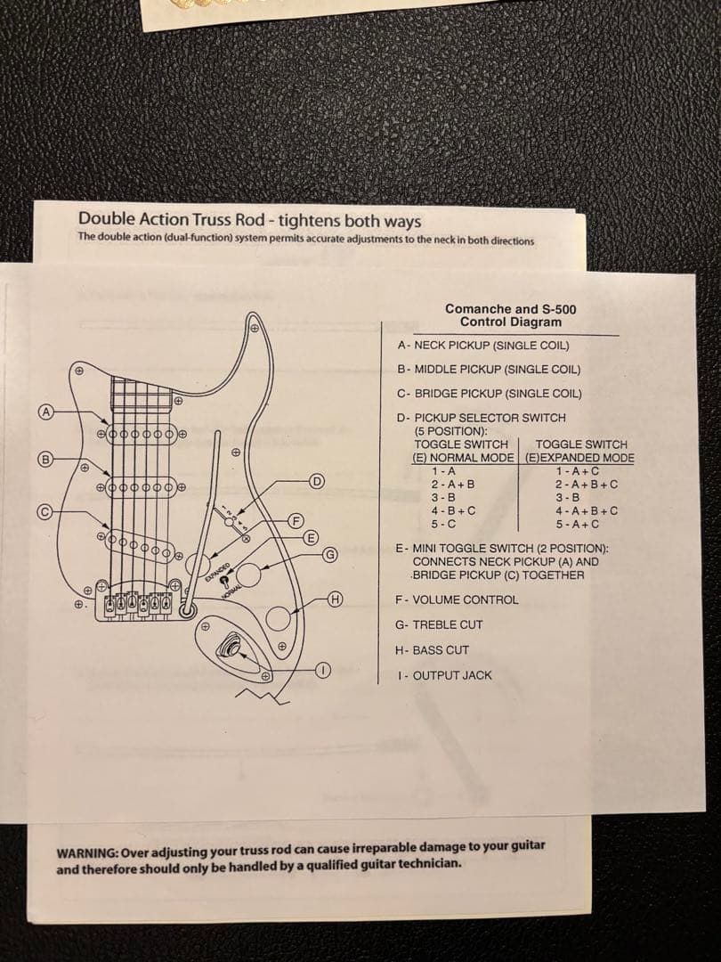 G&L S-500 USA製