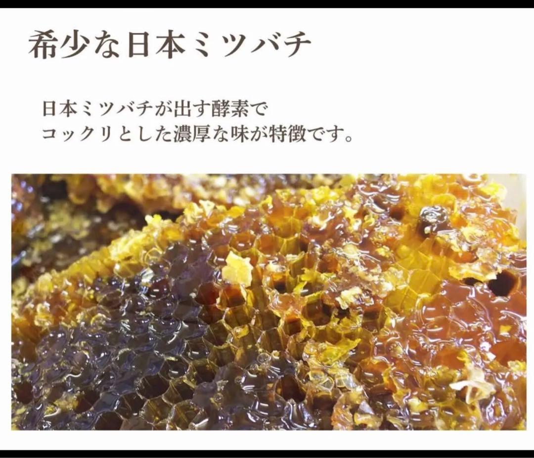 日本ミツバチ純粋蜂蜜　タレ蜜440g 3個